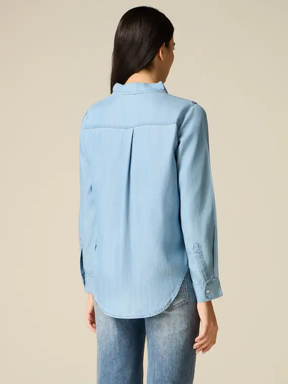 Camicia in tencel Donna miniatura 2