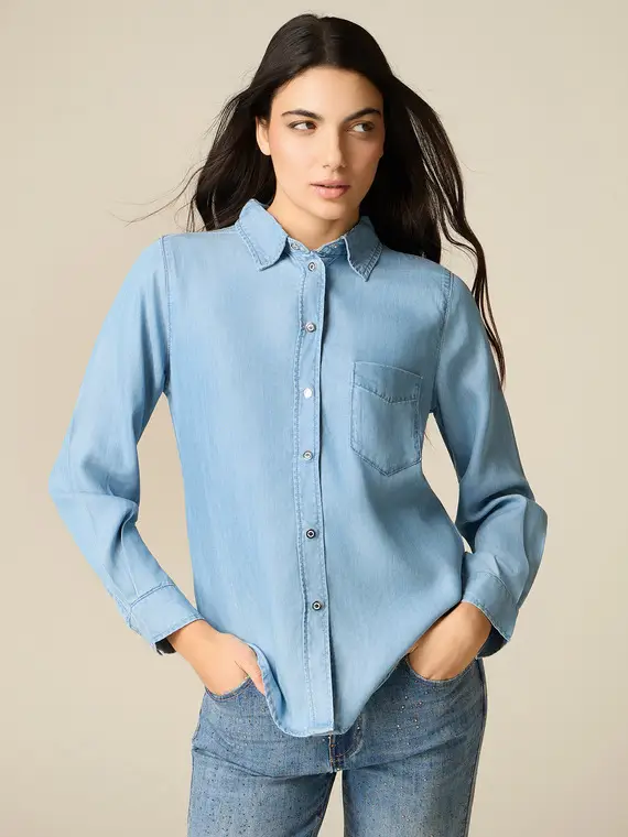 Camicia in tencel Donna