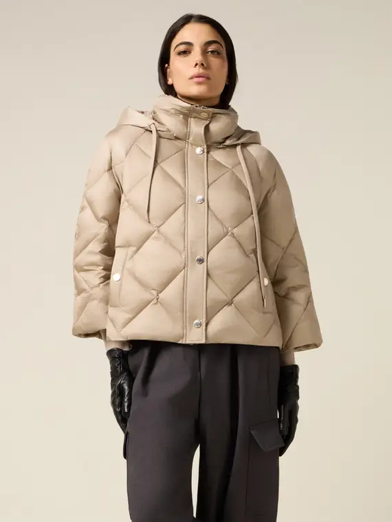 Cappa in nylon trapuntato Donna