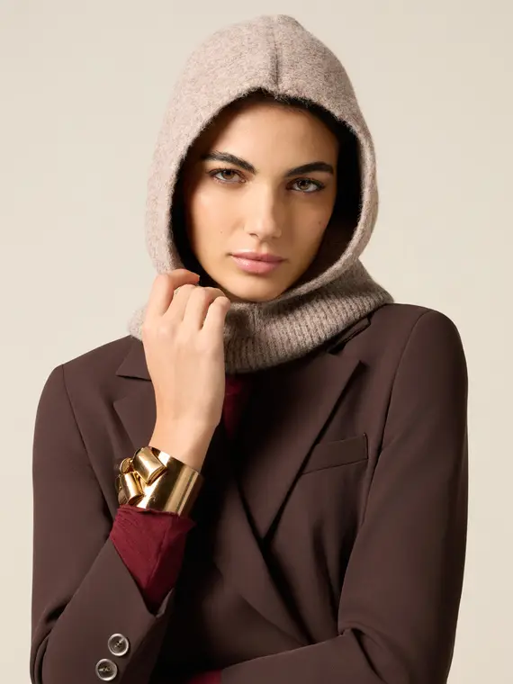 Cappello balaclava in maglia Donna