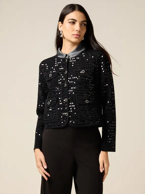 Oltre Cardigan Donna Nero 3880765