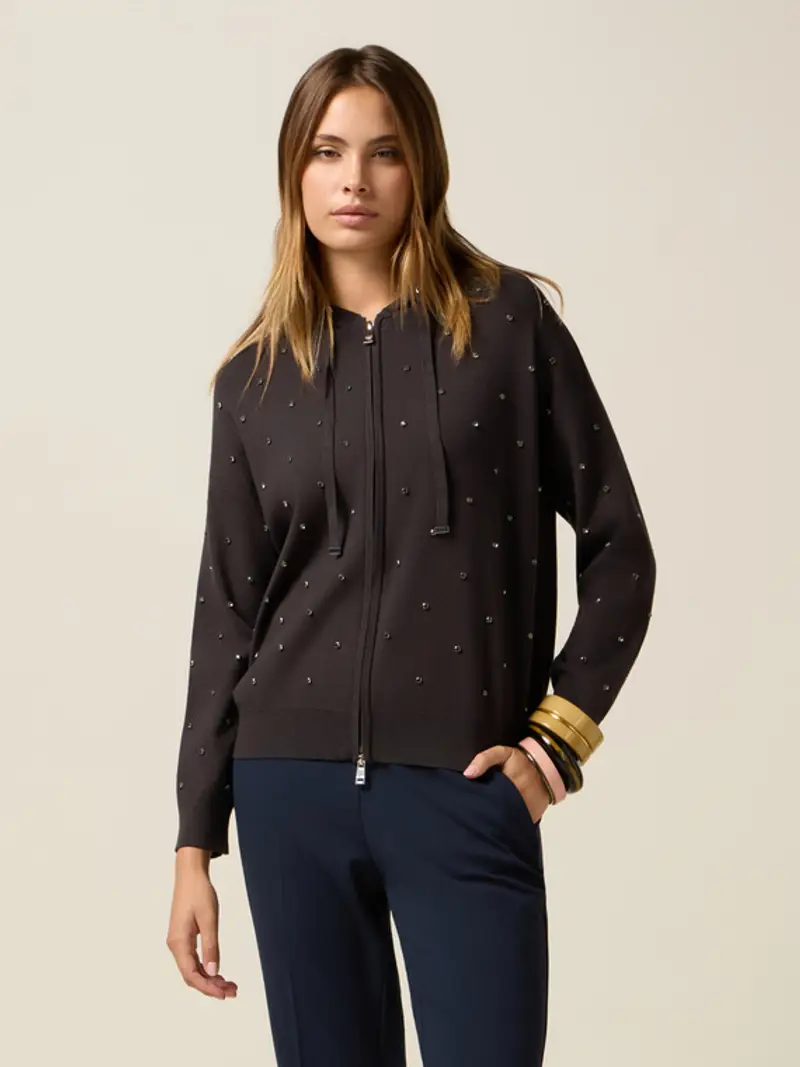 Oltre Cardigan Donna Grigio 2187416