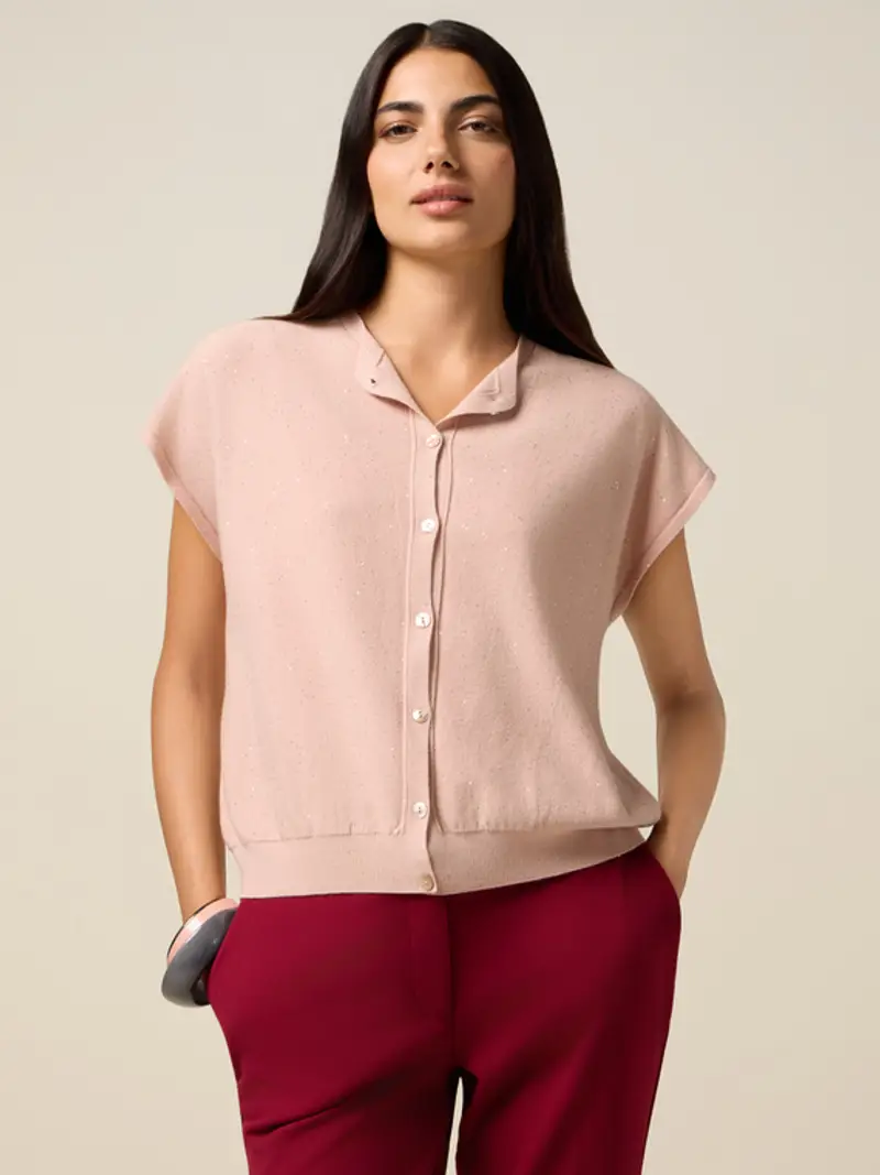 Oltre Cardigan Donna Rosa 2187426