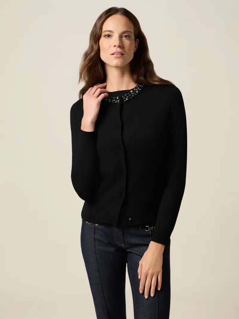 Oltre Cardigan Donna Nero 2187420