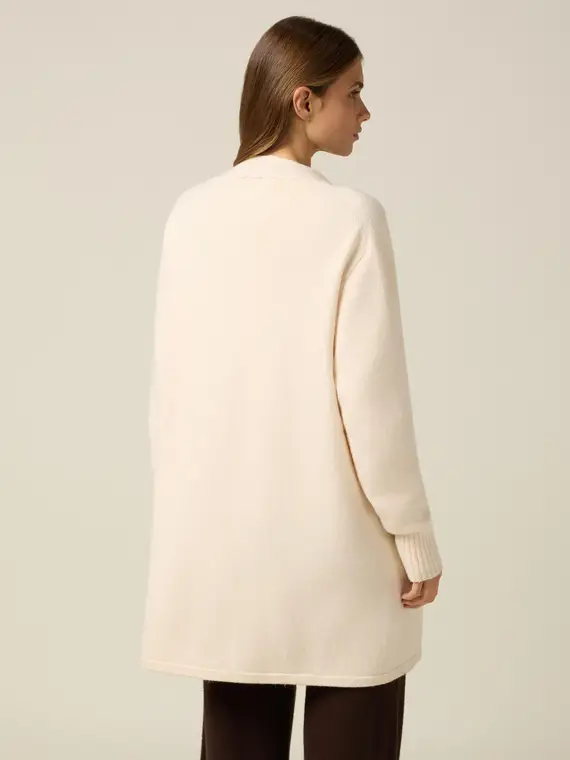 Oltre Cardigan Donna Bianco 3454949 miniatura 2