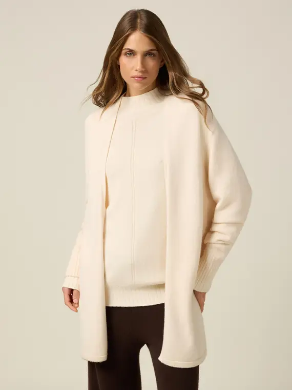 Oltre Cardigan Donna Bianco 3454949