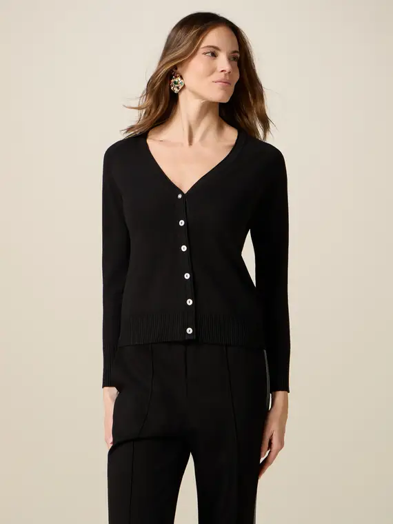 Oltre Cardigan Donna Nero 4244801