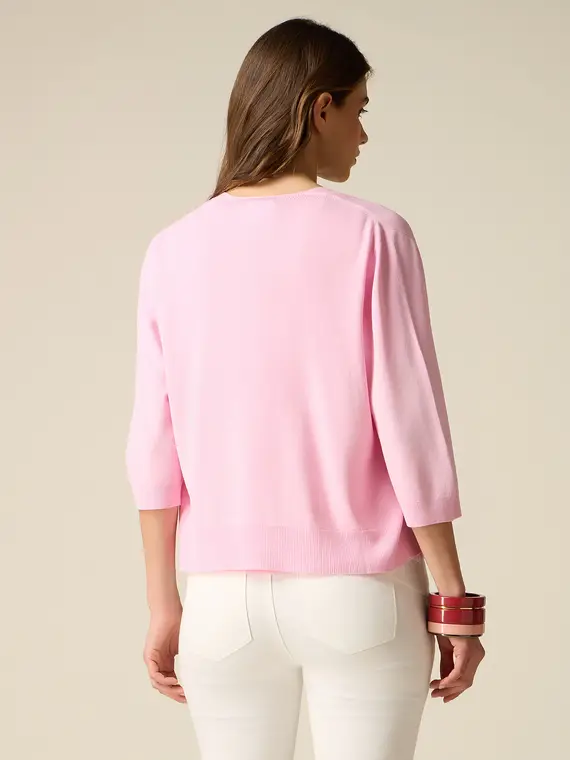 Cardigan misto viscosa Donna miniatura 2