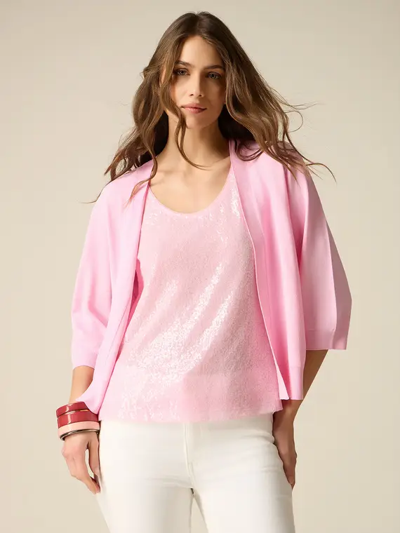 Cardigan misto viscosa Donna
