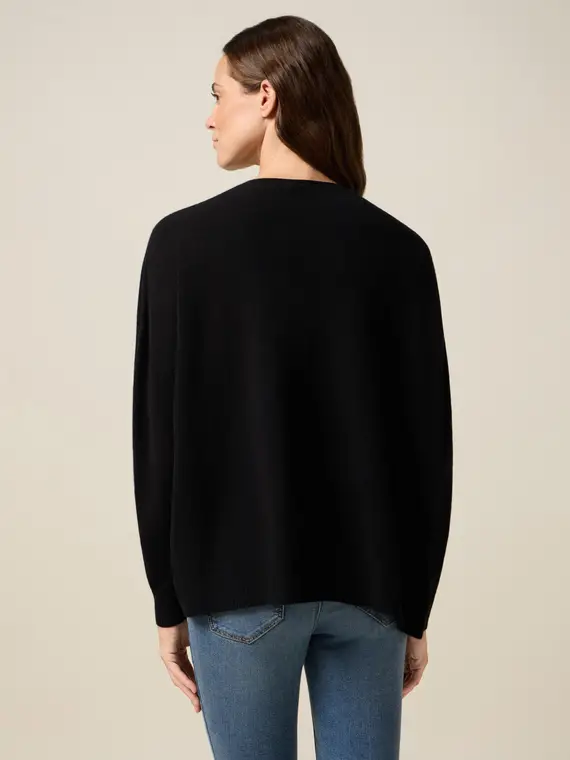 Oltre Cardigan Donna Nero 2808380 miniatura 2