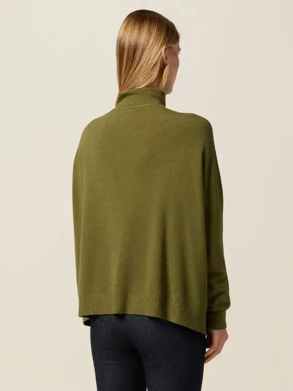 Oltre Cardigan Donna Verde 3980768 miniatura 2