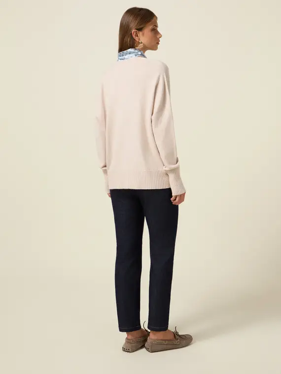 Oltre Cardigan Donna Beige 2850471 miniatura 2