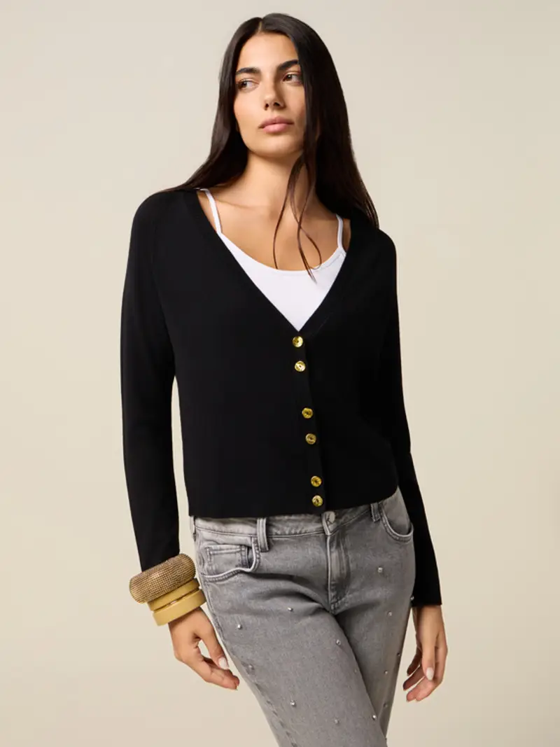 Oltre Cardigan Donna Nero 2329018