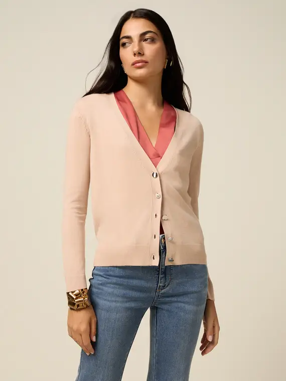 Oltre Cardigan Donna Rosa 2808386