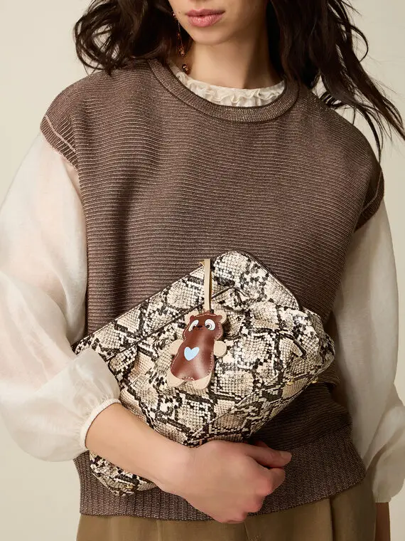 Charm a forma di orsetto Donna, Marrone