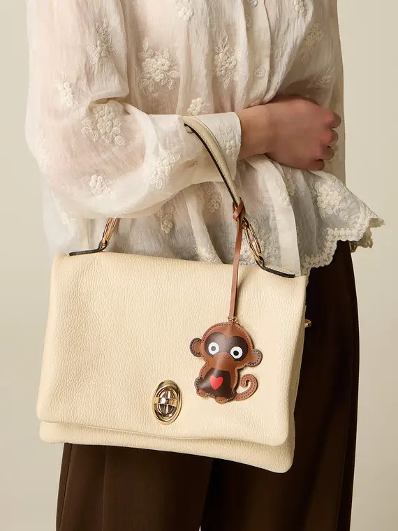 Charm a forma di scimmietta Donna, Marrone