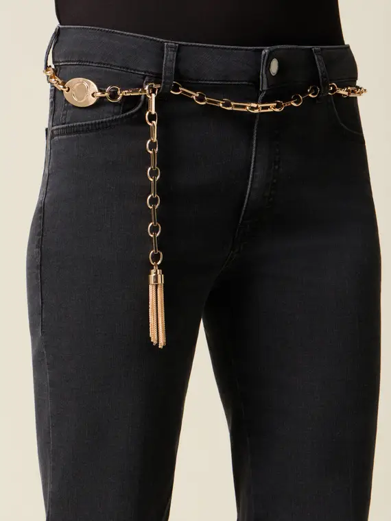 Cintura a catena metallica Donna