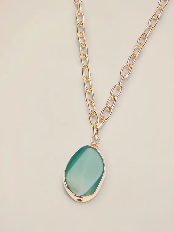 Collana con ciondolo a pietra Donna miniatura 2
