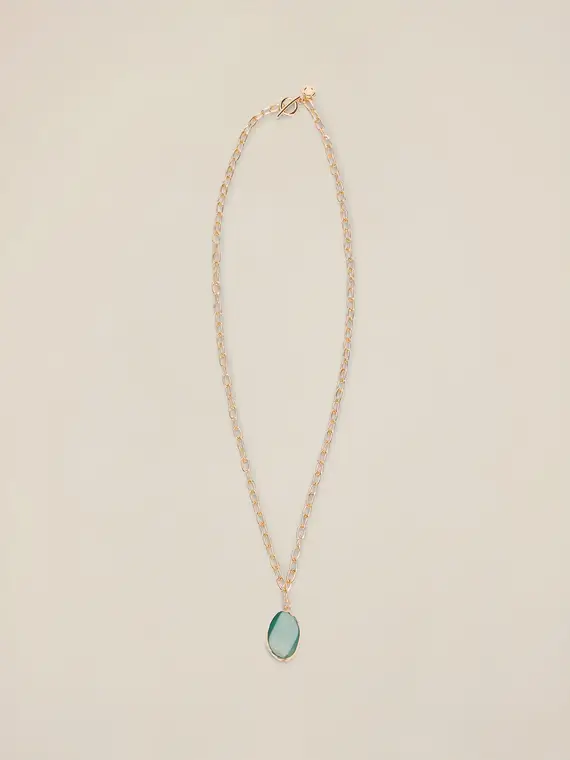 Collana con ciondolo a pietra Donna