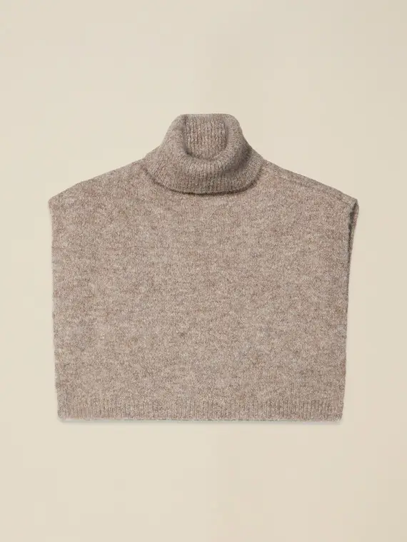 Coprispalle in maglia collo alto Donna miniatura 2