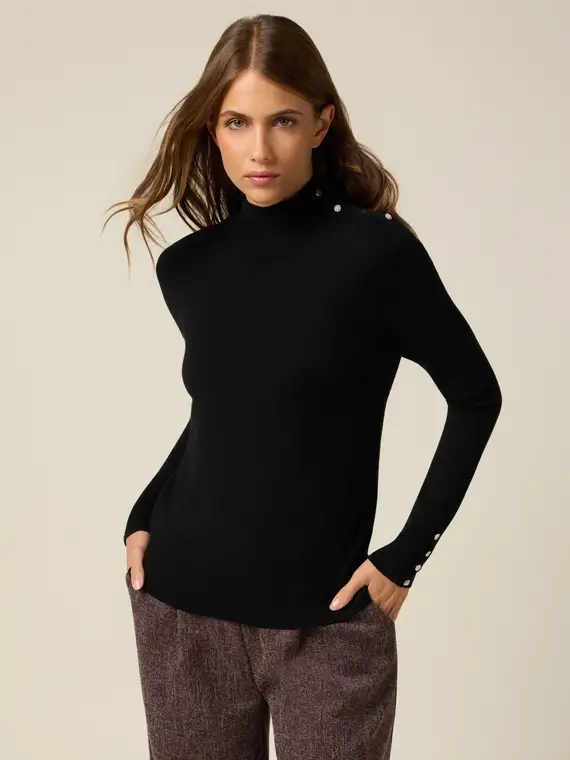 Dolcevita aderente misto viscosa Donna