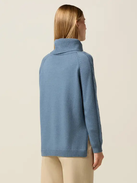 Dolcevita misto cashmere a trecce Donna miniatura 2