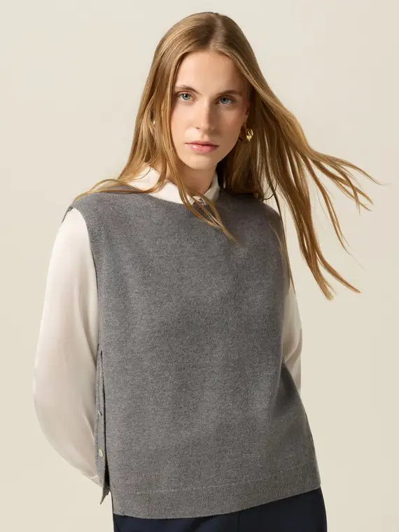 Oltre Gilet Donna Grigio 3726032