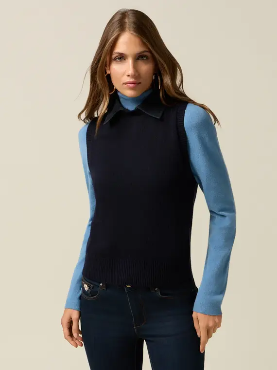 Oltre Gilet Donna Denim 3324381