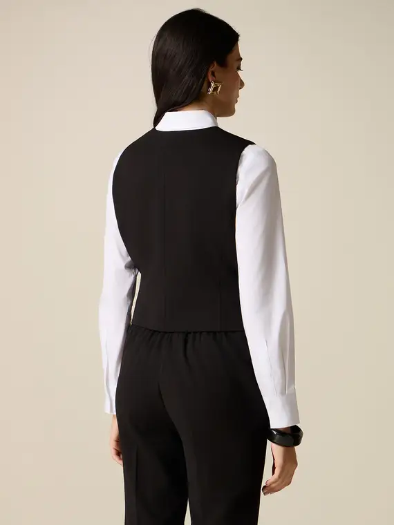 Oltre Gilet Donna Nero 4244785 miniatura 2