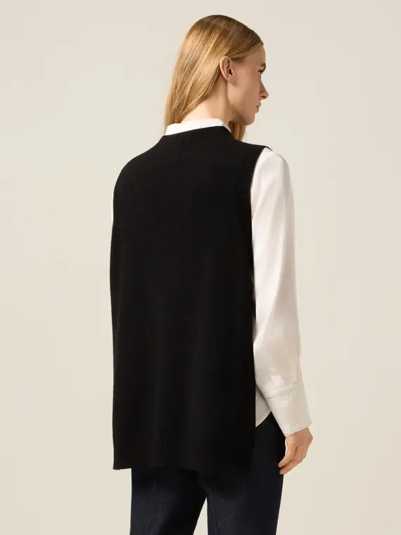 Oltre Gilet Donna Nero 3839793 miniatura 2