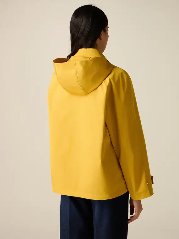 Giubbotto in nylon con interno trapuntato Donna, Giallo + miniatura 2