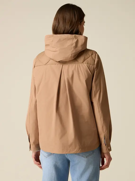 Giubbotto trapuntato con cappuccio Donna miniatura 2