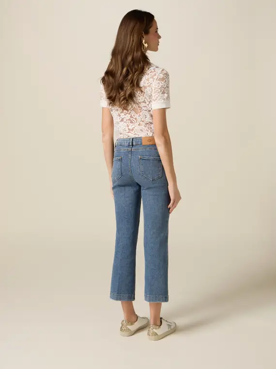 Oltre Jeans Donna Blu 4244846 miniatura 2