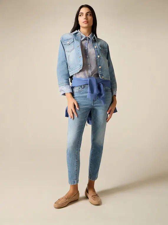 Oltre Jeans Donna Azzurro 4244837