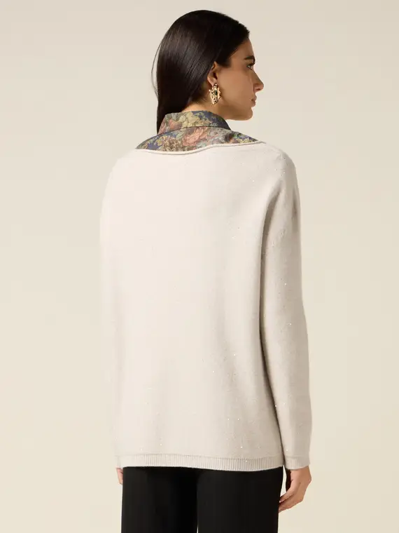 Maglia con micro paillettes Donna miniatura 2