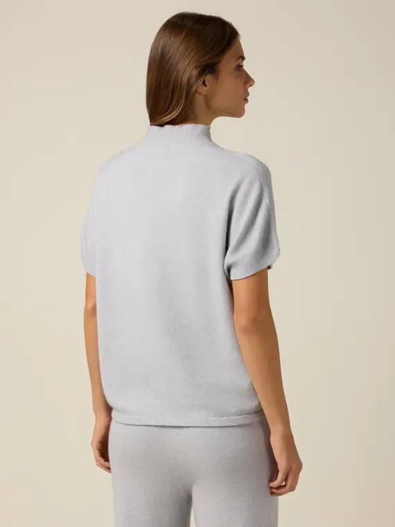 Maglia dolcevita maniche corte Donna miniatura 2