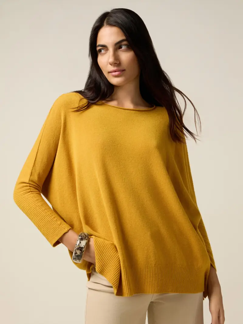 Maglia oversize misto viscosa Donna