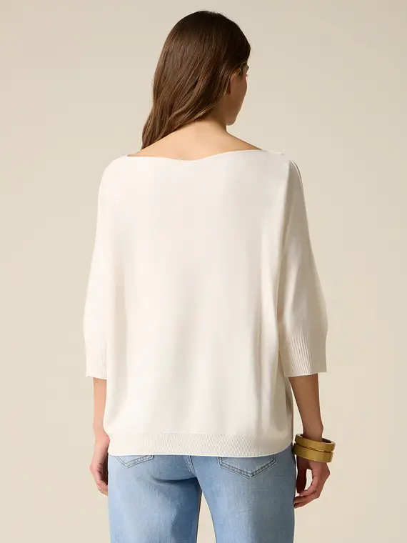 Maglia seamless Donna, Bianco miniatura 2