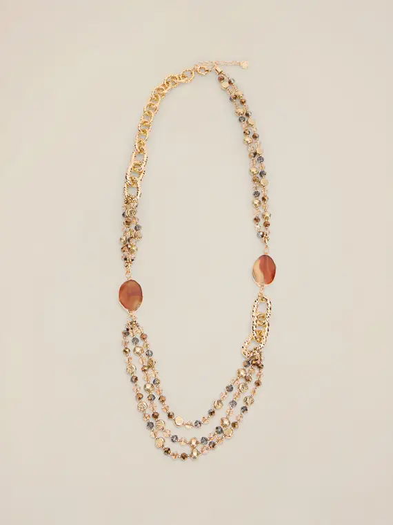 Maxi collana multifilo Donna miniatura 2