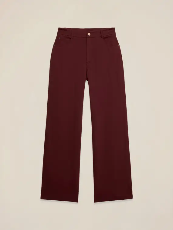 Pantaloni palazzo misto cotone Donna