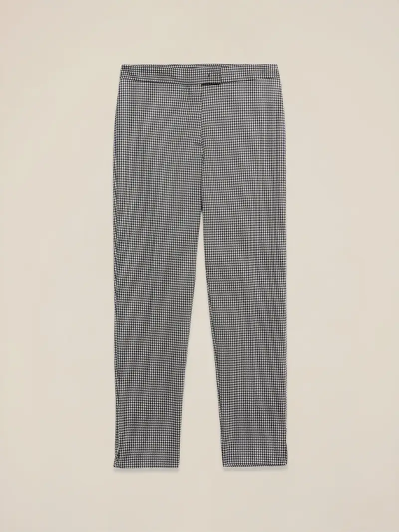 Pantaloni sigaretta jacquard Donna