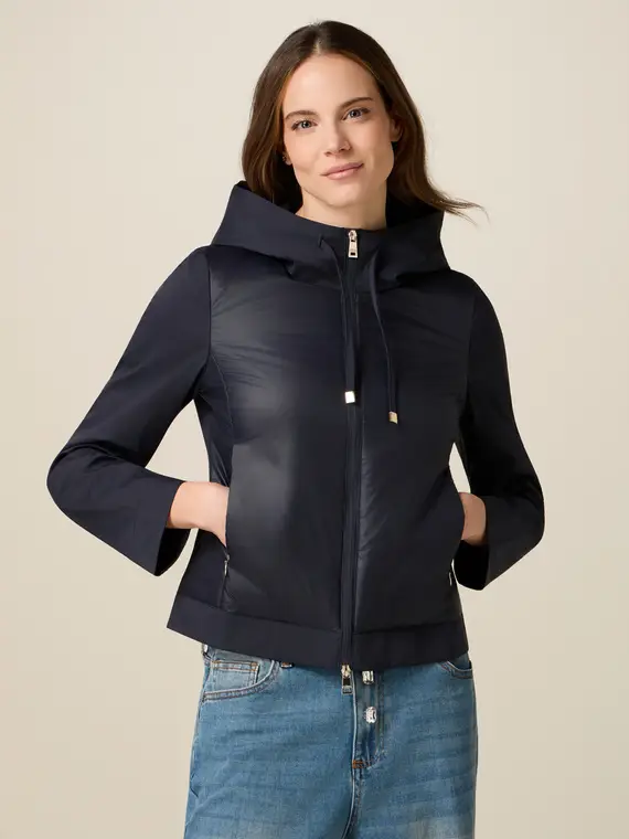 Piumino lightweight combinato Donna, Blu