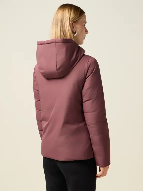 Piumino lightweight corto con cappuccio Donna miniatura 2