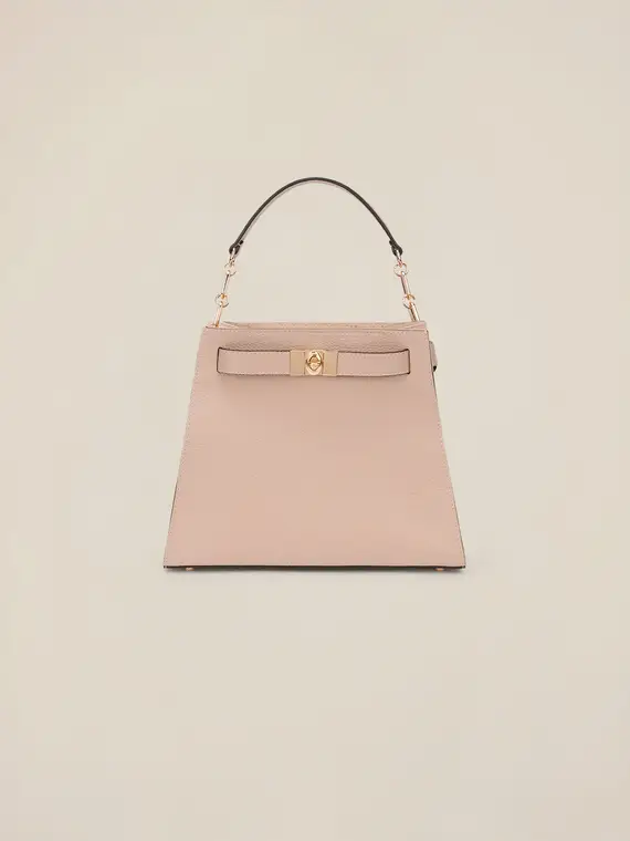 Shopper con dettaglio metallico Donna, Rosa miniatura 2