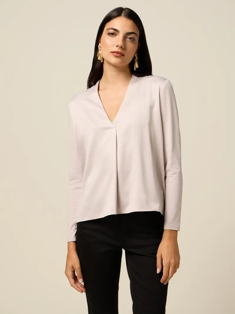 Oltre T-shirt Donna Beige 1939567