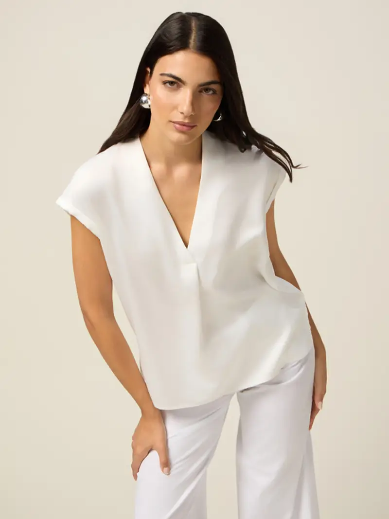 Oltre T-shirt Donna Bianco 1939518