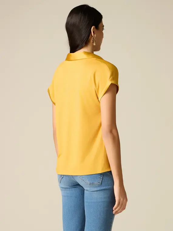 Oltre T-shirt Donna Giallo 4244766 miniatura 2