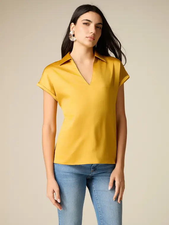 Oltre T-shirt Donna Giallo 4244766