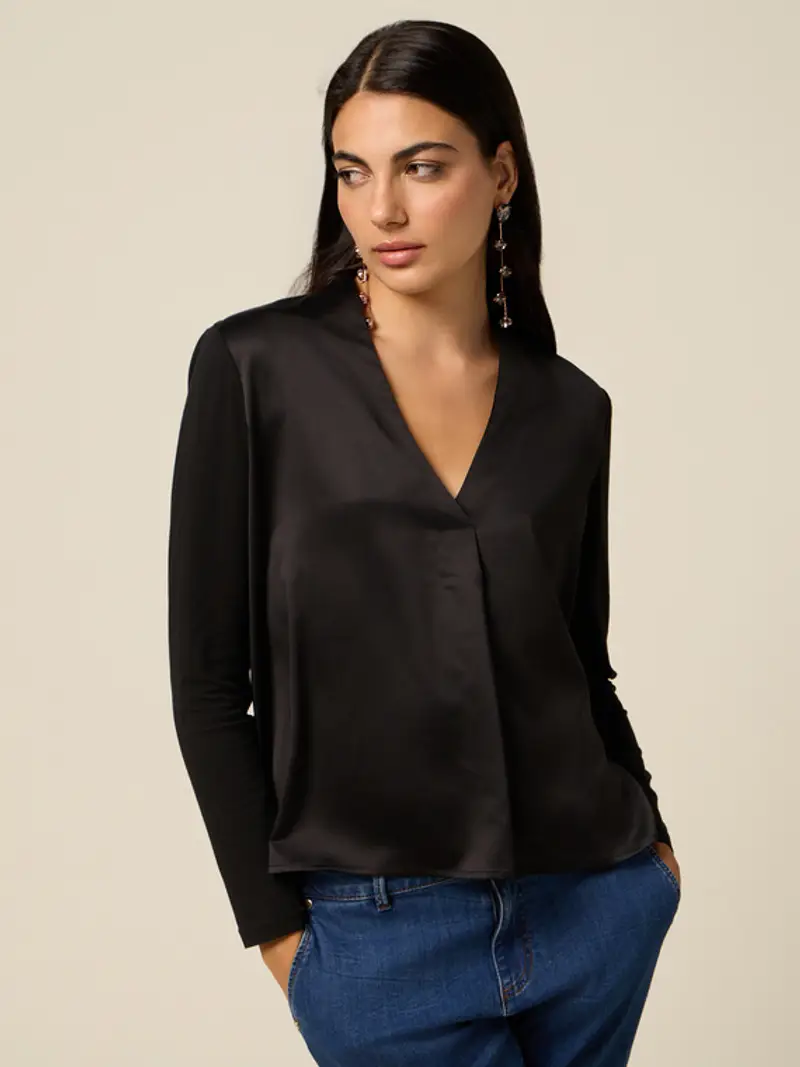 Oltre T-shirt Donna Nero 1939559