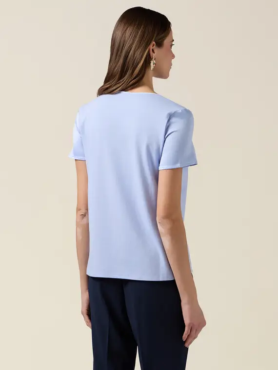 Oltre T-shirt Donna Azzurro 4244758 miniatura 2